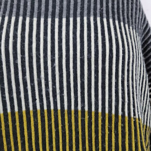 Two Danes Striped Pullover Sweater Merino Wool Size Large - Picture 7 of 7